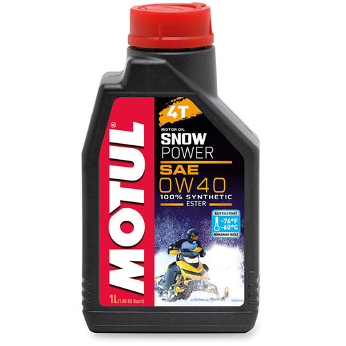 Huile Motul 0w40 100% Synthétique SnowPower||Motul 0w40 100% Synthetic SnowPower