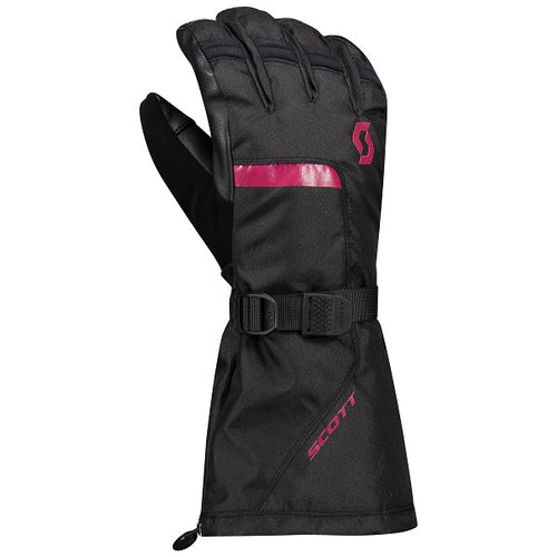 Gants de Motoneige Roop Femme Scott noir et rose