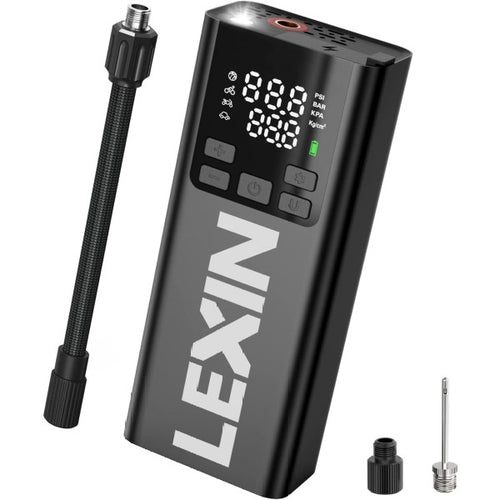 Pompe à Pneu Intelligente et Chargeur Lexin P5||Lexin P5 Advanced Smart Tire Pump With Charger