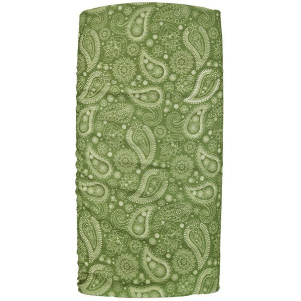 Cache-Tête et Cou Comfy Paisley vert