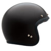 Casque Ouvert de Moto Custom 500 Noir Mat de gauche