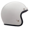 Casque Ouvert de Moto Custom 500 Blanc de gauche