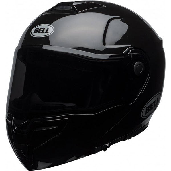 Casque Modulaire de Moto SRT Noir incliné de droite