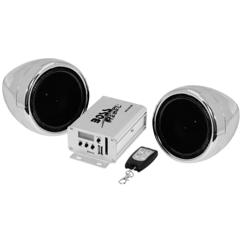 Haut-parleur imperméable 600W Chromé||Audio 600W Waterproof Chrome Speaker