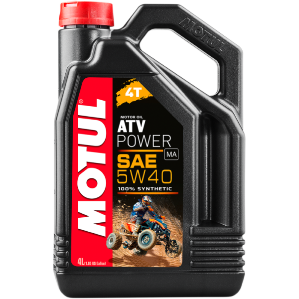 Huile Motul 5w40 100% Synthétique ATV Power||Motul 5w40 100% Synthetic ATV Power Oil