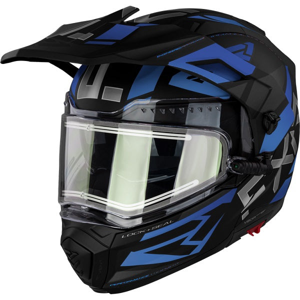 Casque Intégral de Motoneige Maverick X noir bleu