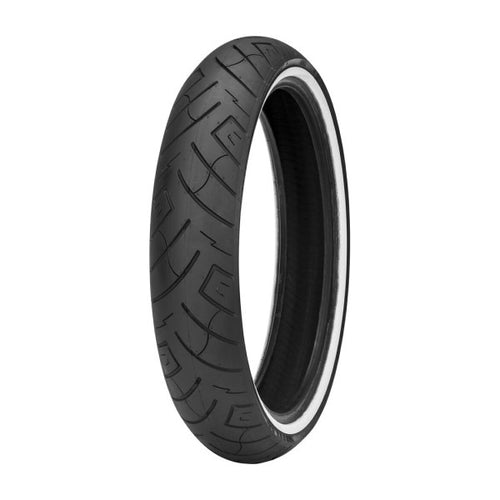 Pneu Shinko SR777 à Flancs Blancs||Wide Whitewall Shinko SR777 Tire