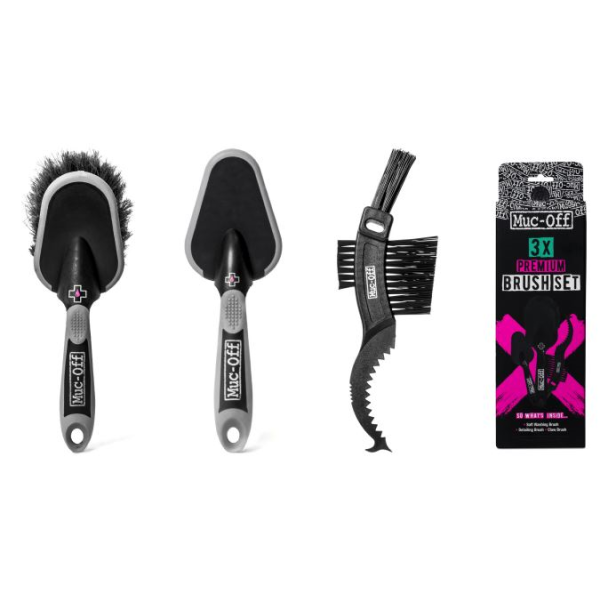 Muc-Off 3X Premium Brush Set