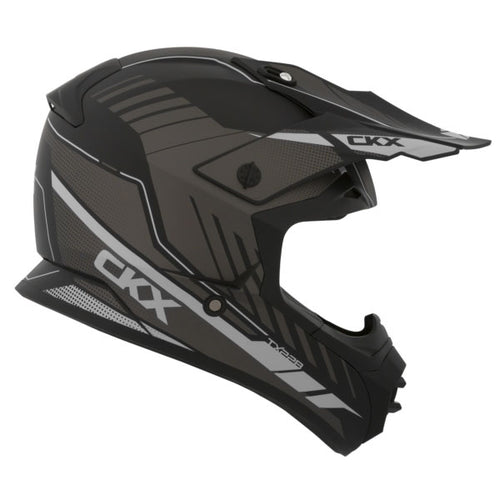 Casque de Motocross TX228 Fuel CKX Gris Mat