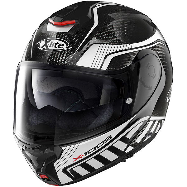 Casque X-1005 Ultra Carbone Cheyenne noir blanc