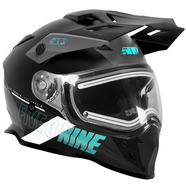 Casque Delta R3L turquoise de gauche