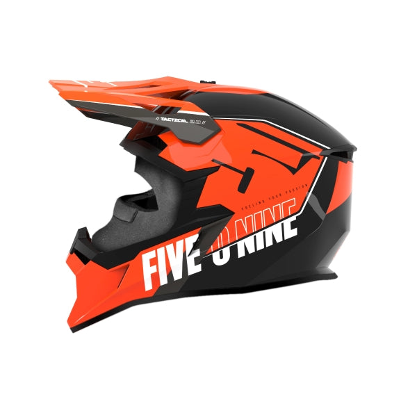 Casque de Snowcross Tactical 2.0 Orange de droite