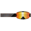 Lunettes de Motoneige Kingpin Orange/Noir de face