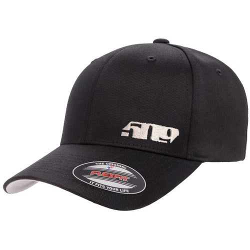 Casquette Curved Brim CVT Noir incliné de face