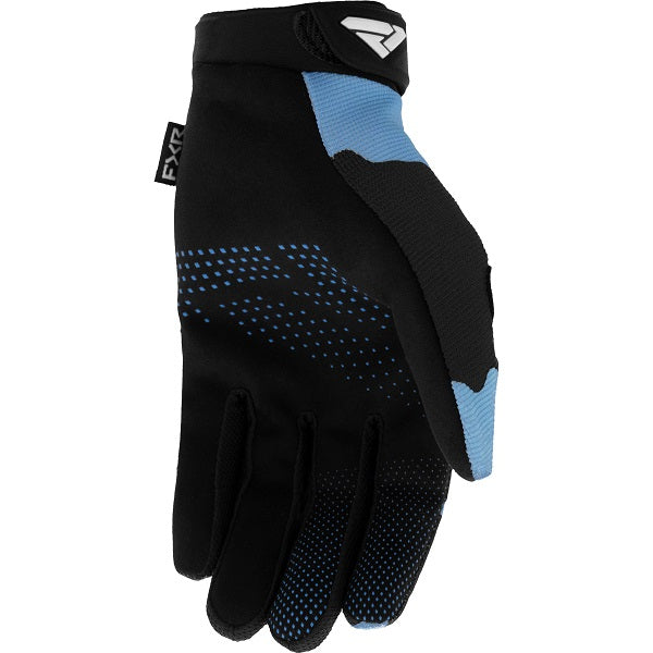 Gants de Motocross Reflex Junior Bleu/Orange Paume