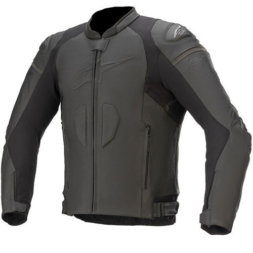 Veste En Cuir GP Plus R V3 noir