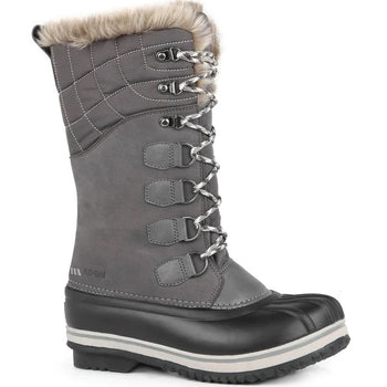 Bottes de Motoneige Emma Femme Gris de gauche