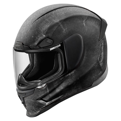 Casque Intégral de Moto Airframe Pro Construct Noir incliné de droite