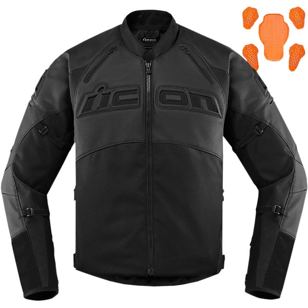 Blouson En Cuir Contrat2 Stealth