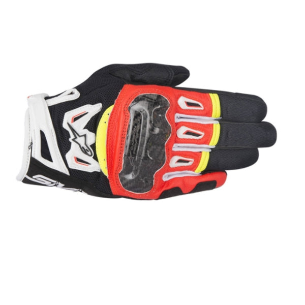 Gants SMX-2 Air Carbon V2 rouge / jaune