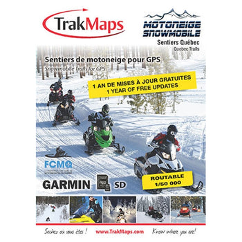 trakmaps carte de Sentiers de Motoneige