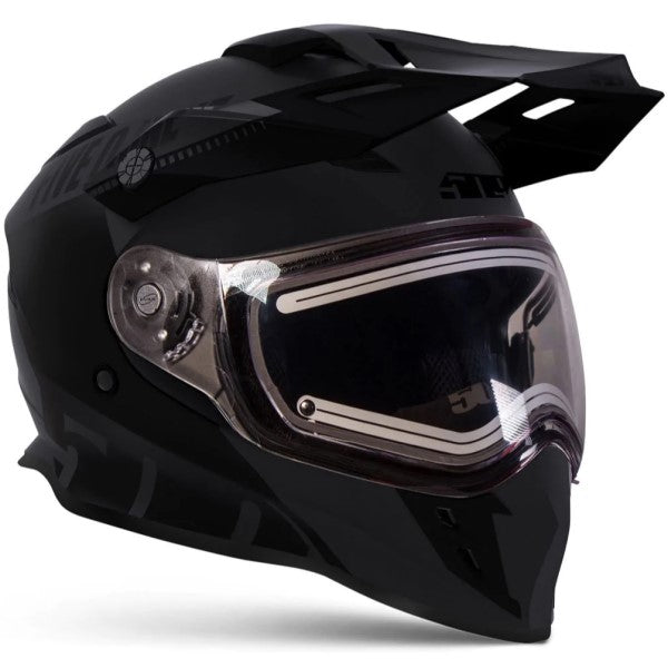 delta sport motorcycle helmet 509 R3L Ignite Snowmobile (Gloss Storm Chaser (2024) down sun visor 509 for Polaris Delta R4