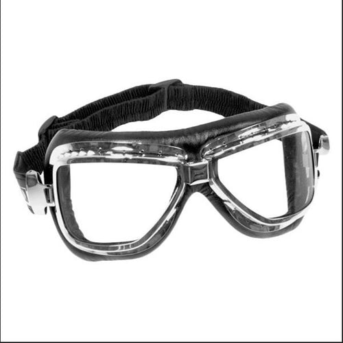 Roadhawk chrome goggle