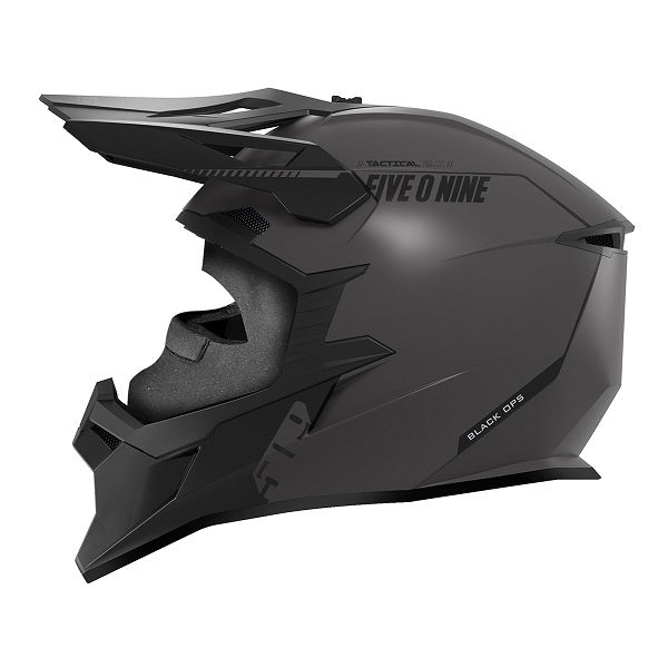 Casque de Snowcross Tactical 2.0 Noir de droite