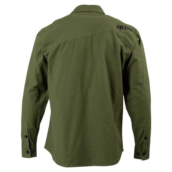 Chemise Flanelle Basecamp Vert Camo de dos