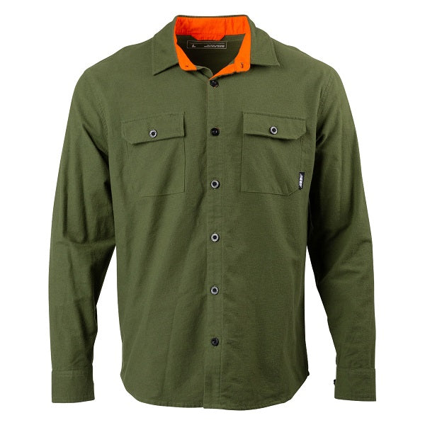 Chemise Flanelle Basecamp Vert Camo de face