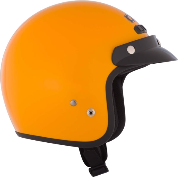 Casque Ouvert de Moto VG200 Jaune côté gauche