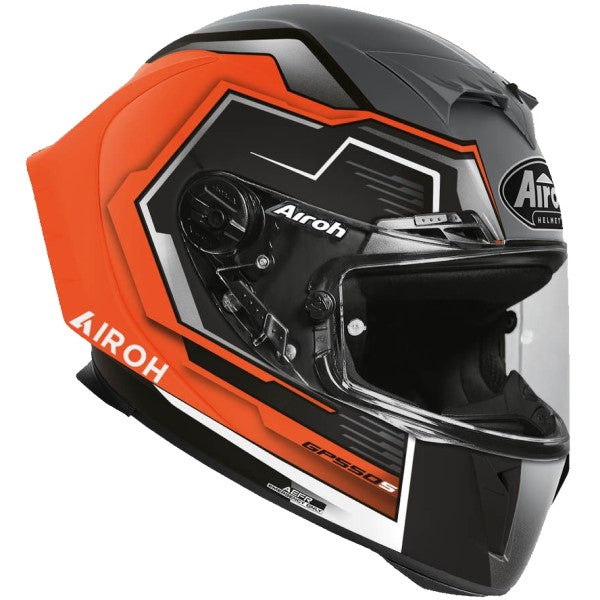 Casque GP550 S Rush orange droite