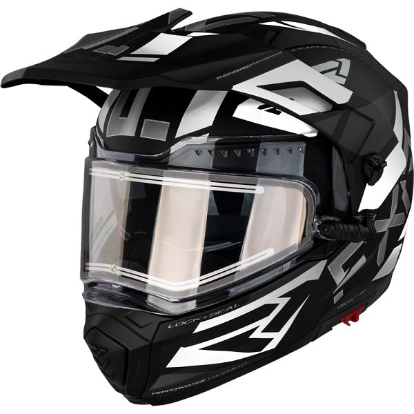 Casque Intégral de Motoneige Maverick X noir blanc