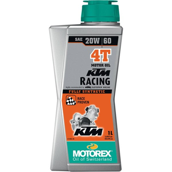 Huile Motorex 100% Synthétique 20w60 Racing 4T||Motorex Racing 20w60 4T 100% Synthetic Oil