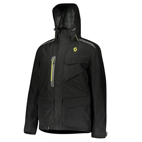 Manteau de Motoneige Dalvik Gore-Tex Scott noir, de face