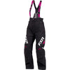 Pantalon de Motoneige Adrenaline noir fushia, de face