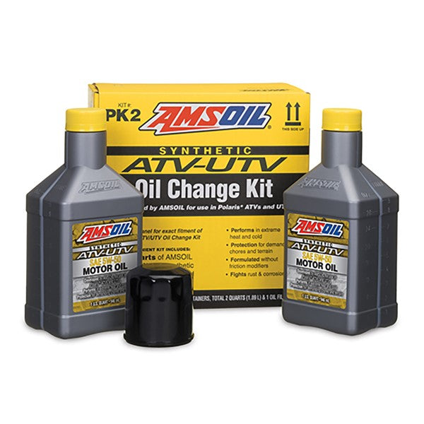 Ensemble de Changement d'huile Amsoil pour VTT/UTV Polaris||Amsoil ATV/UTV Oil Change Kit