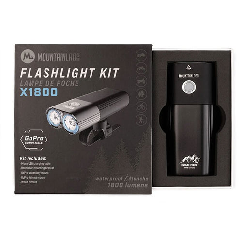 x1800 Lumen Flashlight Kit