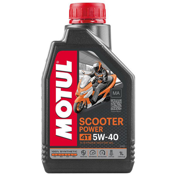 Huile Motul 5w40 100% Synthétique Scooter Power||Motul 5w40 100% Synthetic Scooter Power Oil