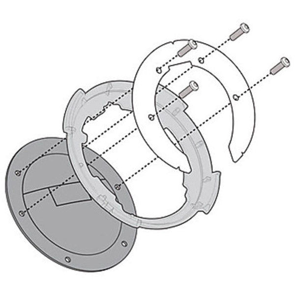 Système De Montage Tanklock Pour Sac De Réservoir||Tanklock System For Tank Bags