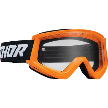 Lunettes de Motocross Combat Racer Thor orange et noir