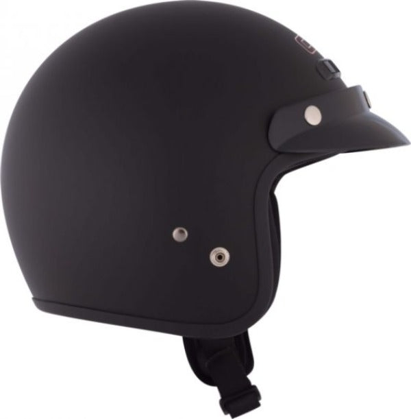 Casque Ouvert de Moto VG200 Noir côté gauche