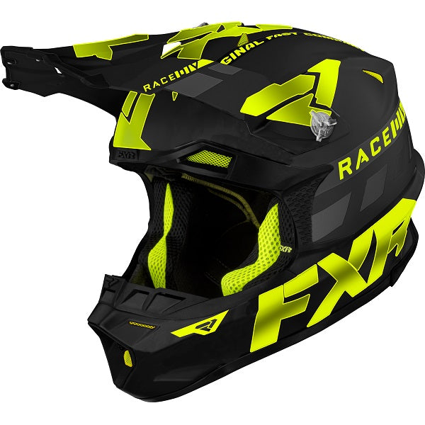 Casque de Snowcross Blade Race Div Haute-Visibilité/Noir