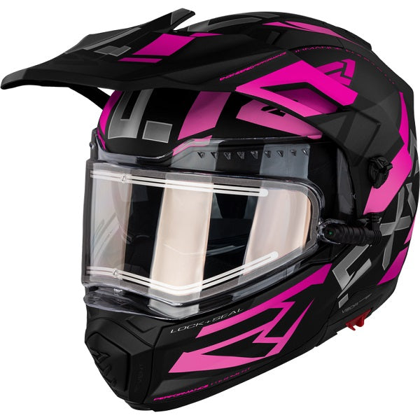 Casque Intégral de Motoneige Maverick X noir fushia