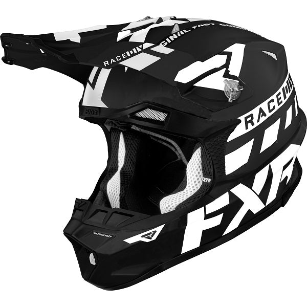 Casque de Snowcross Blade Race Div  Noir/Blanc